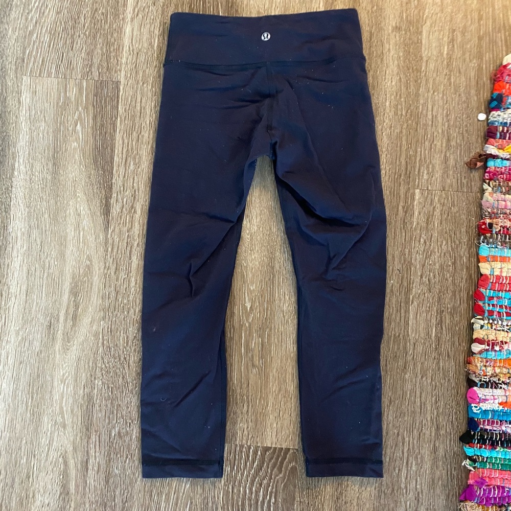 You lemon cropped leggings